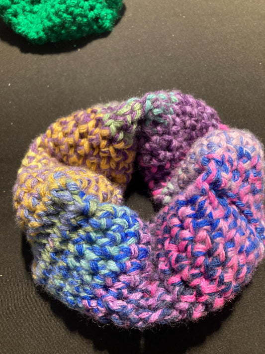 Crochet chunky fidget, rotating soft fidget, kaleidoscope, gift idea for dementia sufferer